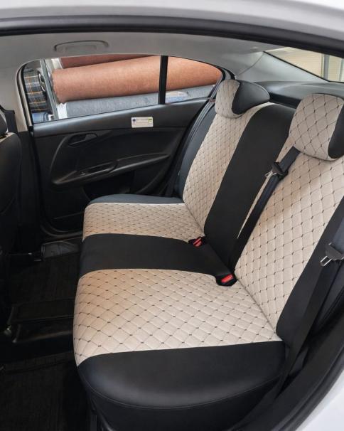 Aydemir Oto Döşeme bej deri döşeme uygulaması